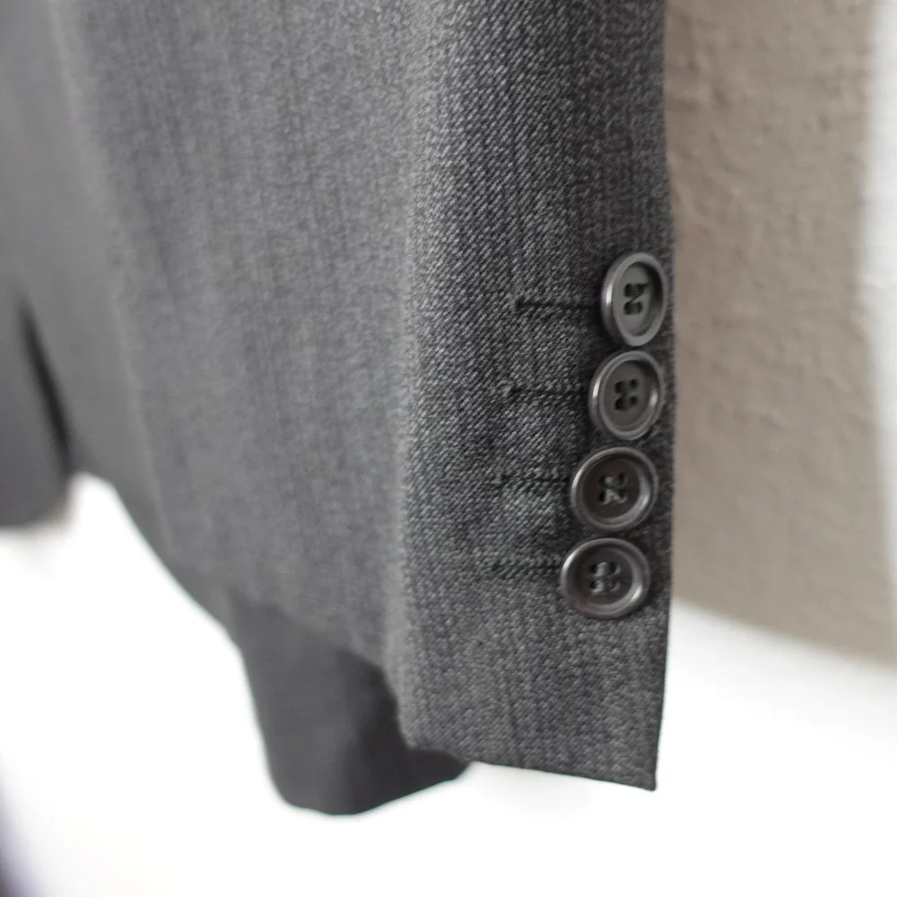 Missoni Uomo Blazer Mens 46L Gray Two Button Sport Coat Made in Italy Barneys NY
